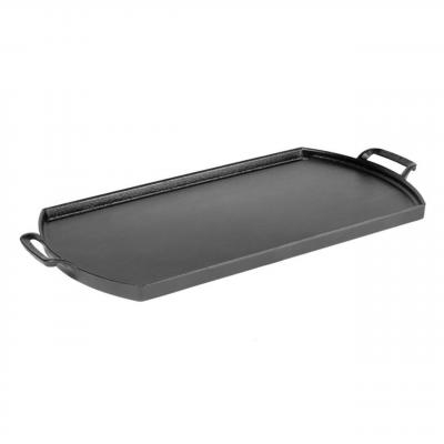 Blacklock by Lodge Cast Iron Double Burner Griddle | Triple Seasoned Light Weight 